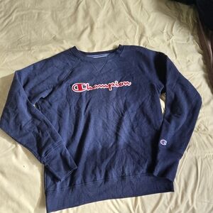 Champion Dark Blue Crewneck Sweatshirt